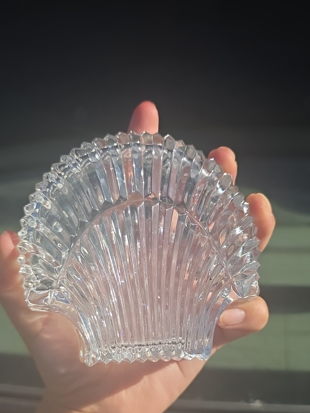 Clear Glass Shell Dish - Picture 3 of 3